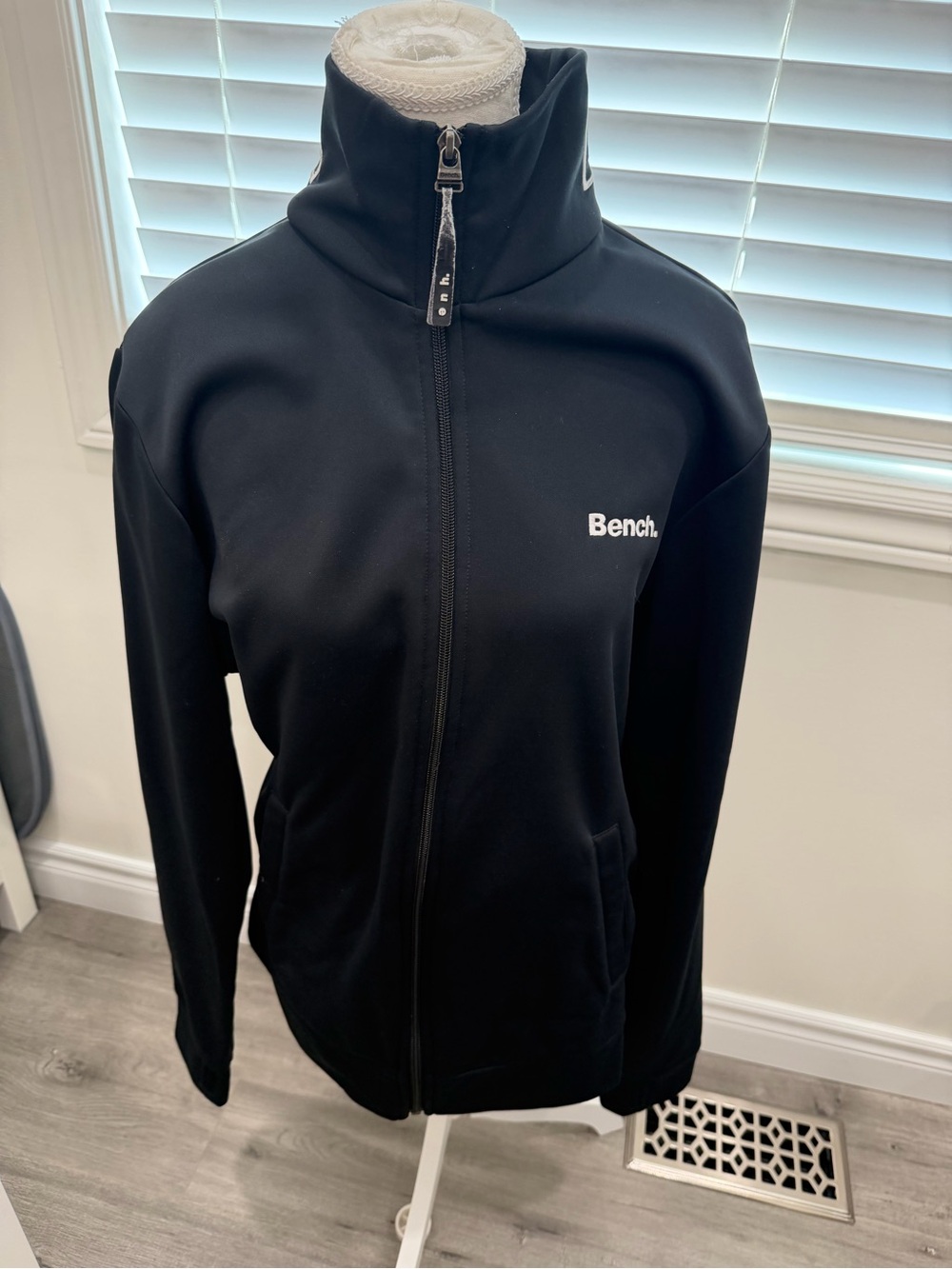 Bench. Black Full-Zip Track Jacket